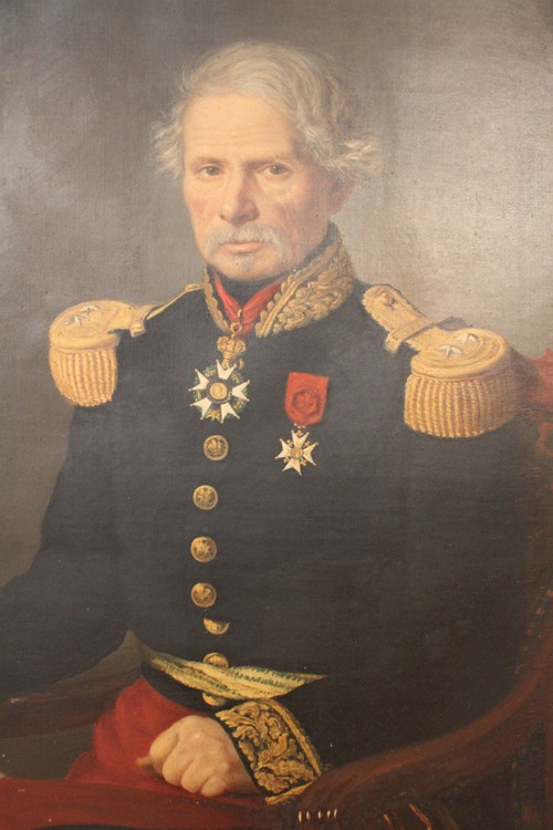 Huge Portrait Of Baron Général Gorsse, Deputy And Mayor Of Albi 1853