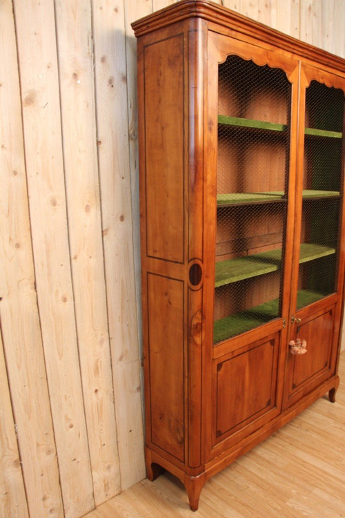 Bookcase in cherry wood, 19th century