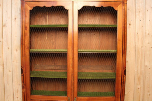 Bookcase in cherry wood, 19th century