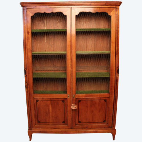 Bookcase in cherry wood, 19th century