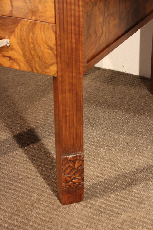 Art Deco desk and armchair