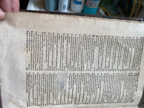 RARO e importante LIBRO DI PERIODO RINASCIMENTALE di grandi dimensioni "CONCILE GENERALE" Stampato a Colonia nel 1538