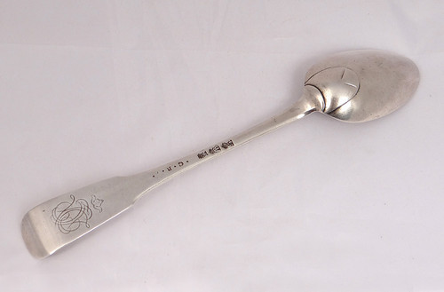 Silver Stew Spoon Fermiers Généraux Bayonne 190gr 18th century