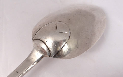 Silver Stew Spoon Fermiers Généraux Bayonne 190gr 18th century