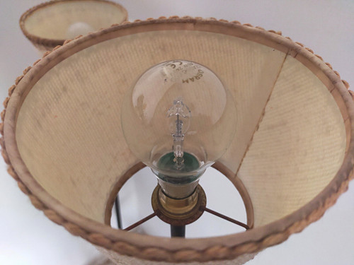 Lampada da terra vintage a treppiede 1950