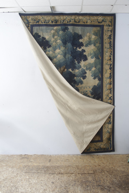 Wool and silk tapestry