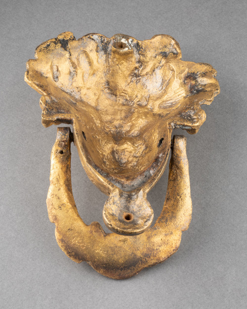 Gilt Bronze Door Knocker, 19th Century