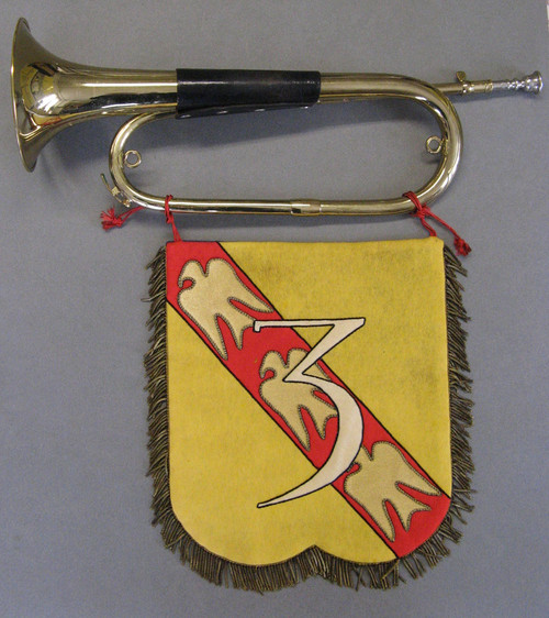 Flame And Cavalry Trumpets Of The 3rd Rgt Of Dragoons.