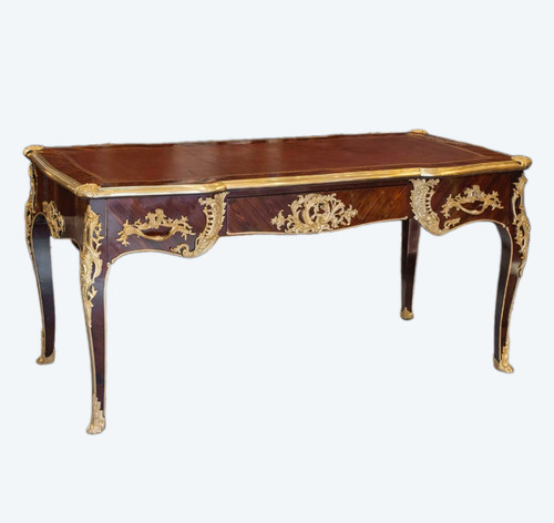 Flacher Schreibtisch Im Stil von Louis XV