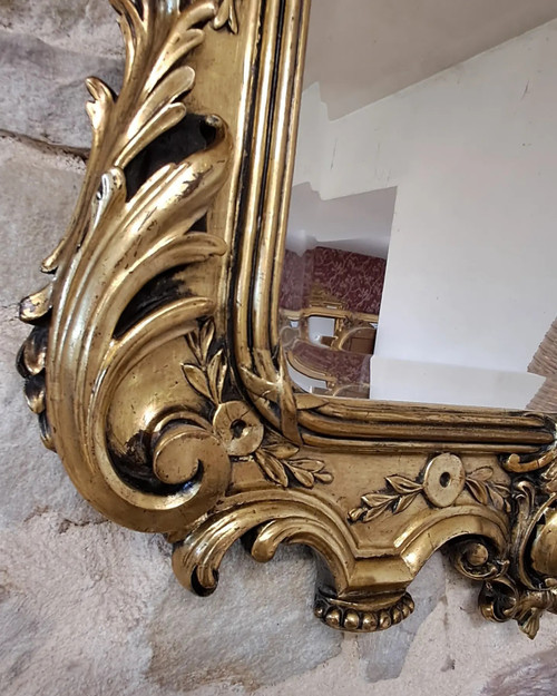 Louis XV inspired mirror 85 x 62