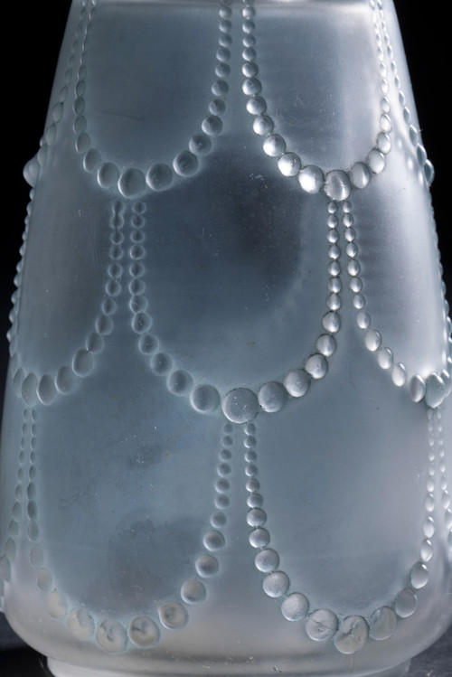 PERFUME BOTTLE NO. 3 TOILET SET "PERLES" (1926) by RENE LALIQUE (1860-1945):