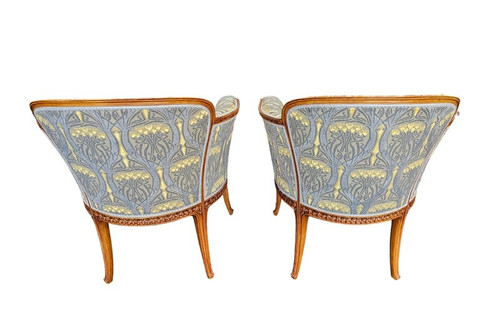 Louis Majorelle Living Room Set “Aubépine”