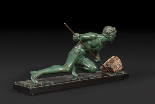 Statue en bronze « L’EFFORT » ou « L’ATHLETE » DE GUSTAVE LOUIS BUCHET (1888-1963) :