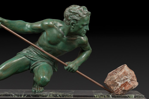 Statue en bronze « L’EFFORT » ou « L’ATHLETE » DE GUSTAVE LOUIS BUCHET (1888-1963) :