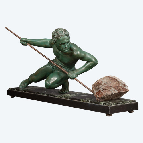 Statue en bronze « L’EFFORT » ou « L’ATHLETE » DE GUSTAVE LOUIS BUCHET (1888-1963) :