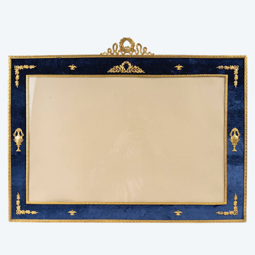 A large gilt bronze photo frame, late 19th century