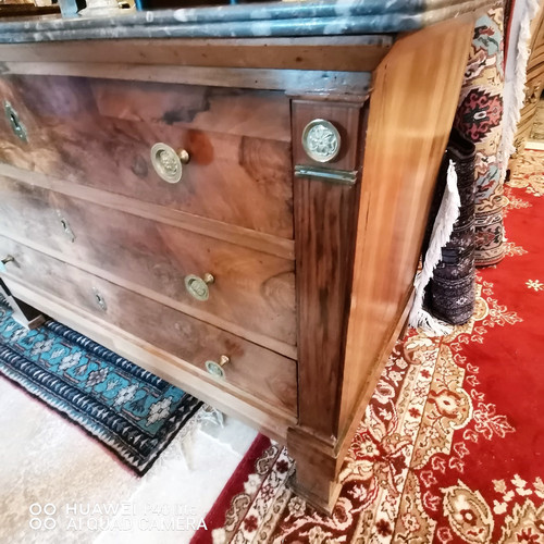 Commode de restauration avec marbre 