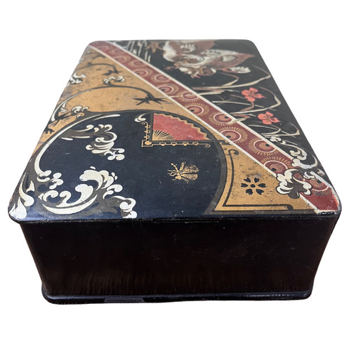 Large papier-mâché box - Late 19th Century