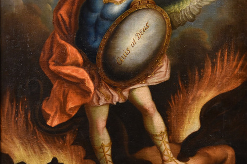  Saint Michael The Archangel, Juan Pedro López (venezuela, 1724 - 1787)