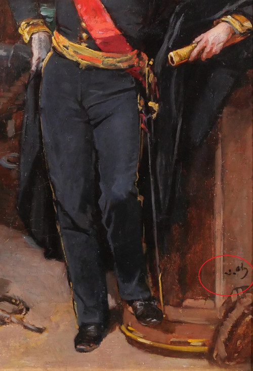 Victor Chavet Porträt Vizeadmiral Jacques Bergeret Schloss Versailles Meer Marine Boot