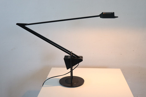 Italian Design Desk Lamp 1980s,  Flamingo model by Fridolin Naef for Luxo