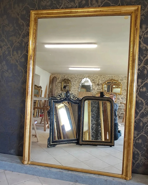 19th century mirror 203 x 138