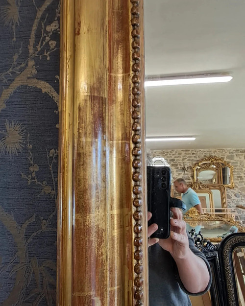 19th century mirror 203 x 138