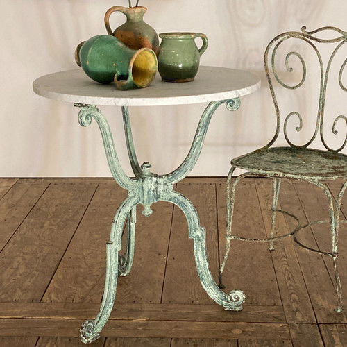 19th century cast iron pedestal table