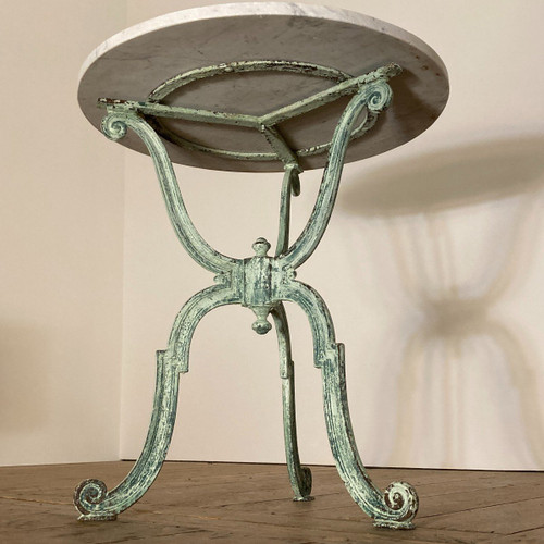 19th century cast iron pedestal table