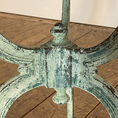 19th century cast iron pedestal table