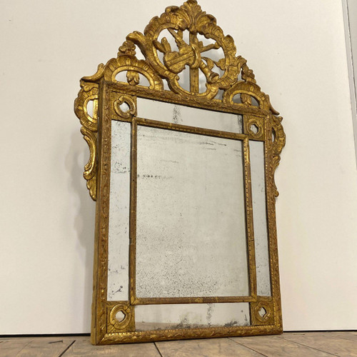 Miroir à parecloses d'époque Régence