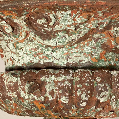 Pair of 19th century cast iron basins