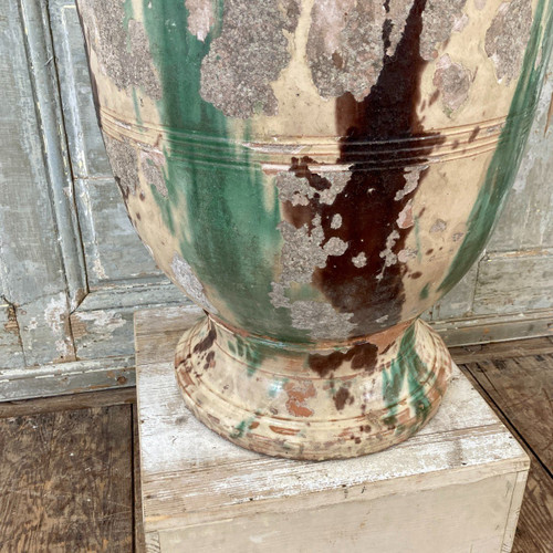 Vase d' Anduze XIX Signiert Boisset