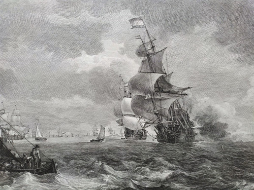 Marinestich Nach Ludolf Bakhuizen 18.