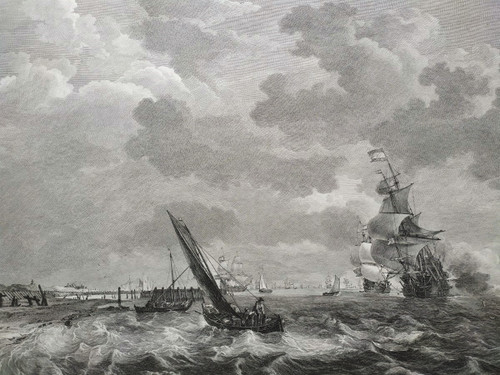 Marinestich Nach Ludolf Bakhuizen 18.