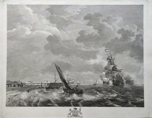 Marinestich Nach Ludolf Bakhuizen 18.