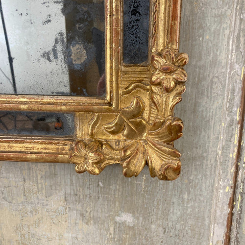 18th century mirror with glazing beads