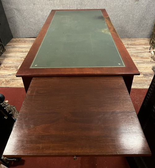 double-sided Empire-style Minister's desk in mahogany circa 1900