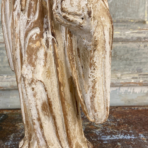 Santo in legno intagliato XVIII