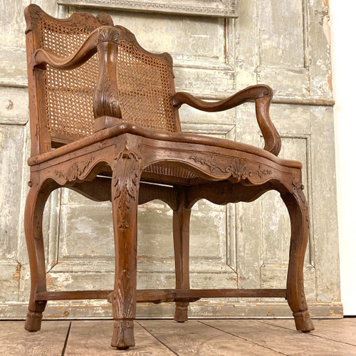 Regency period caned seat