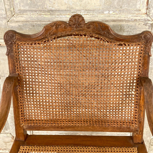 Regency period caned seat