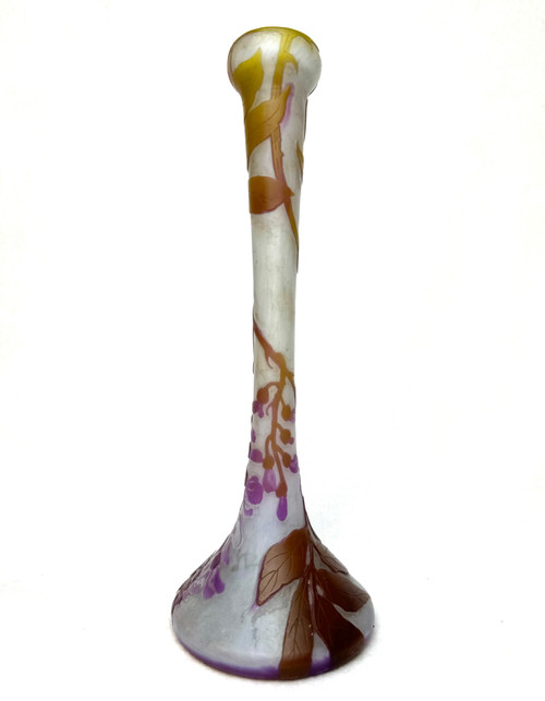 Legras, wisteria vase