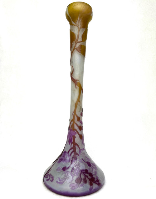 Legras, wisteria vase