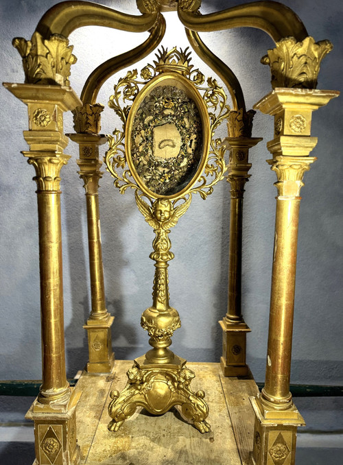 Grande Monstrance Reliquaire De Saint Octave -  Circa 1800