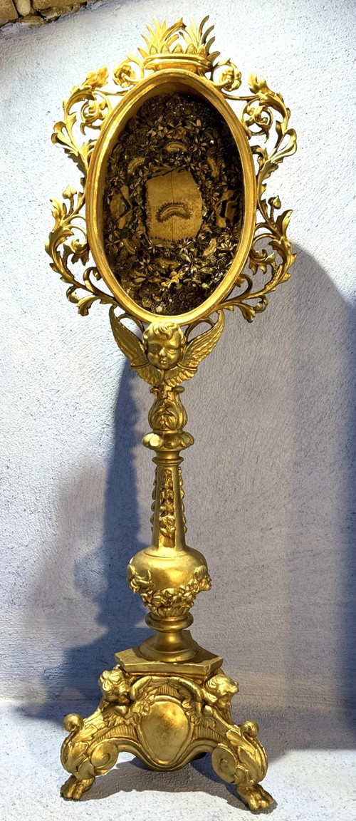 Grande Monstrance Reliquaire De Saint Octave -  Circa 1800