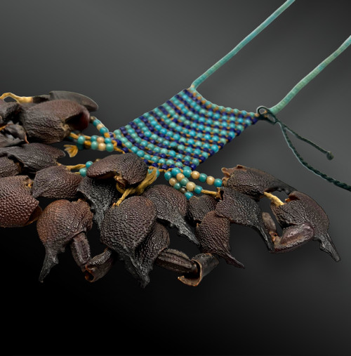 NECKLACE with rectangular breastplate - Amazonia, Central Brazil