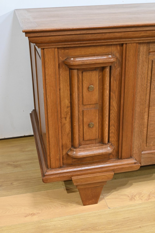 Middle desk in oak from the late 1940s art deco period