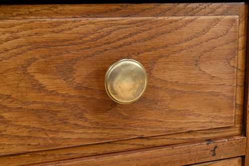 Middle desk in oak from the late 1940s art deco period