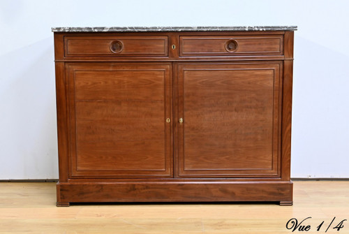 Credenza in mogano impiallacciato del XIX secolo