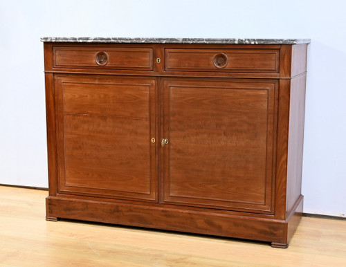 Credenza in mogano impiallacciato del XIX secolo